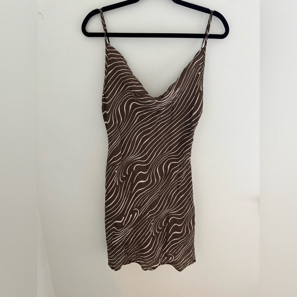 Charlie Holiday Allora Lola Printed Mini Slip Dress NWT - Picture 9 of 14